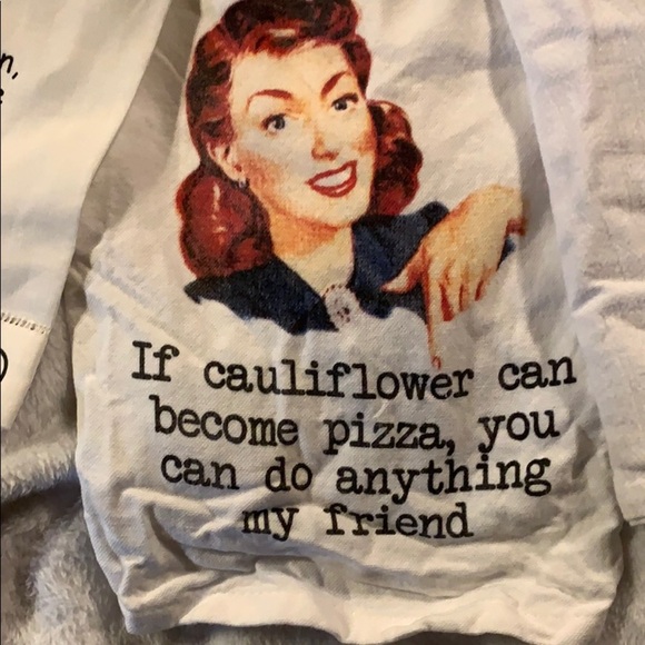 Three tea towels- different sayings-new/ washed 1x - Picture 3 of 5